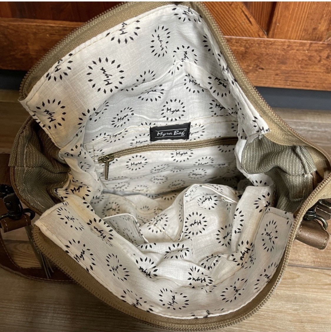 Myra Bag Psychedelic Upcycled Shoulder Bag Purse