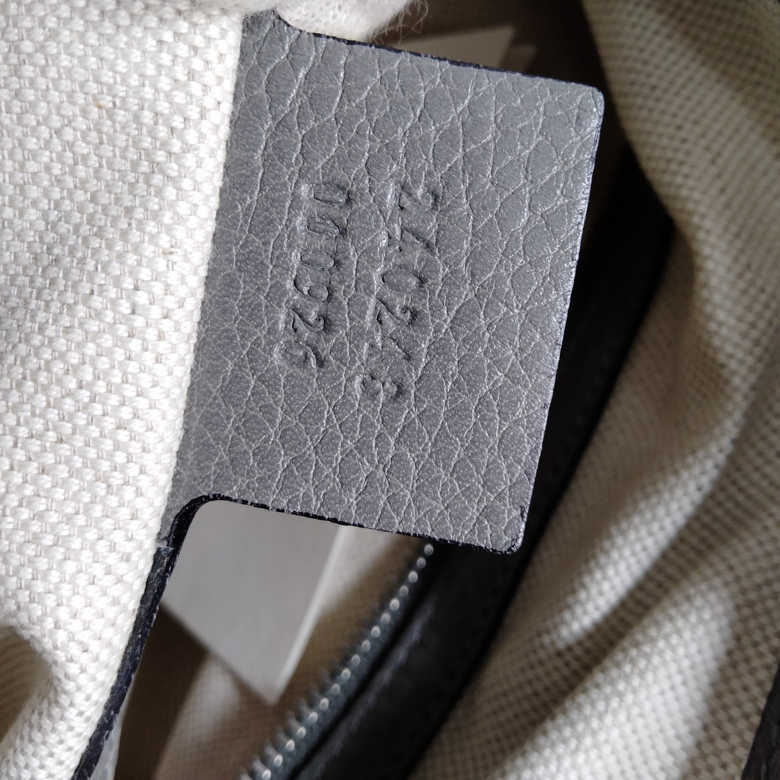Gucci Shoulder Bag New Jackie Gray Leather 4526254