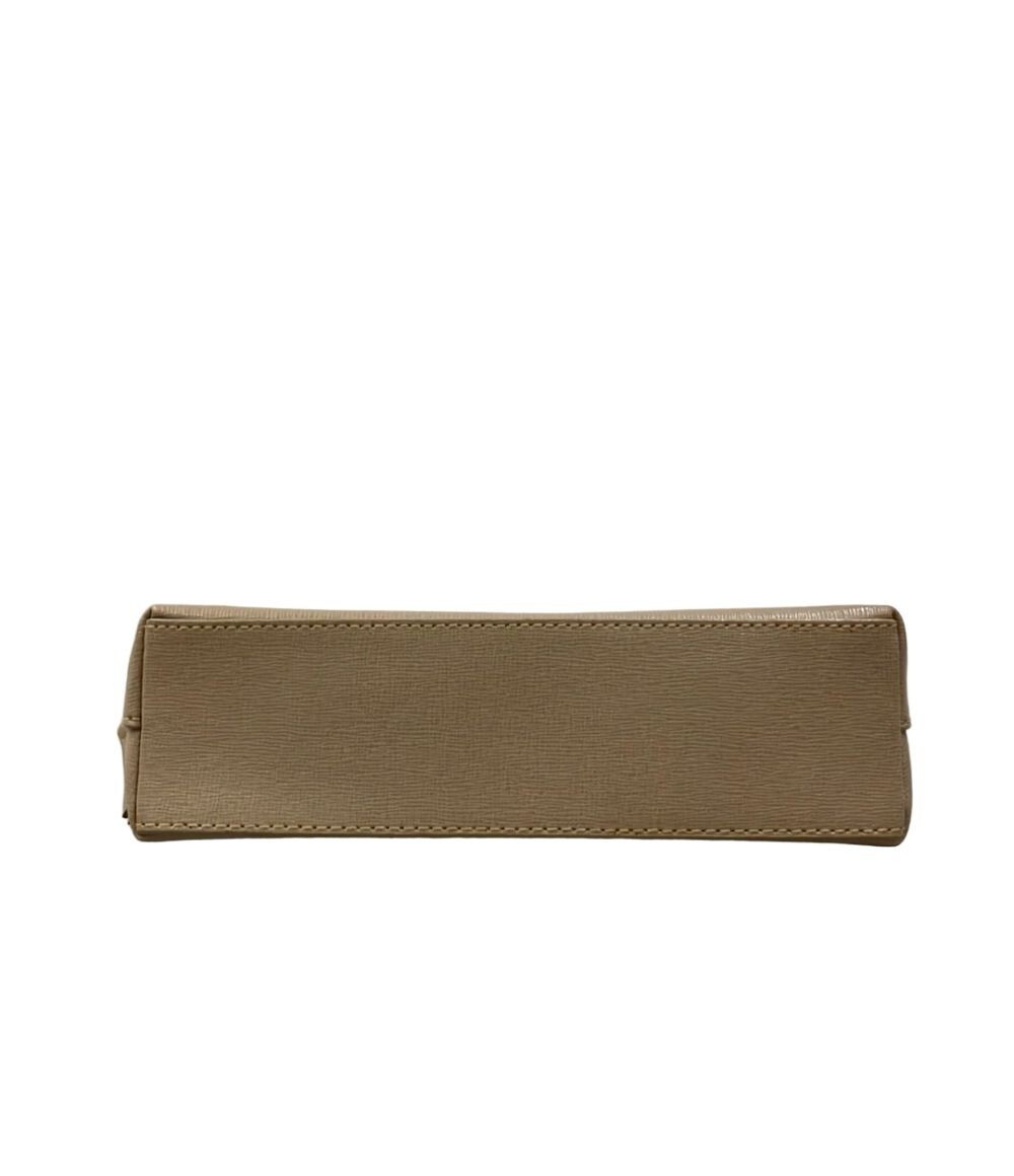 Furla Women s Greige Pouch Semi Circle Zip Gold Hardware 19.5cm EUC