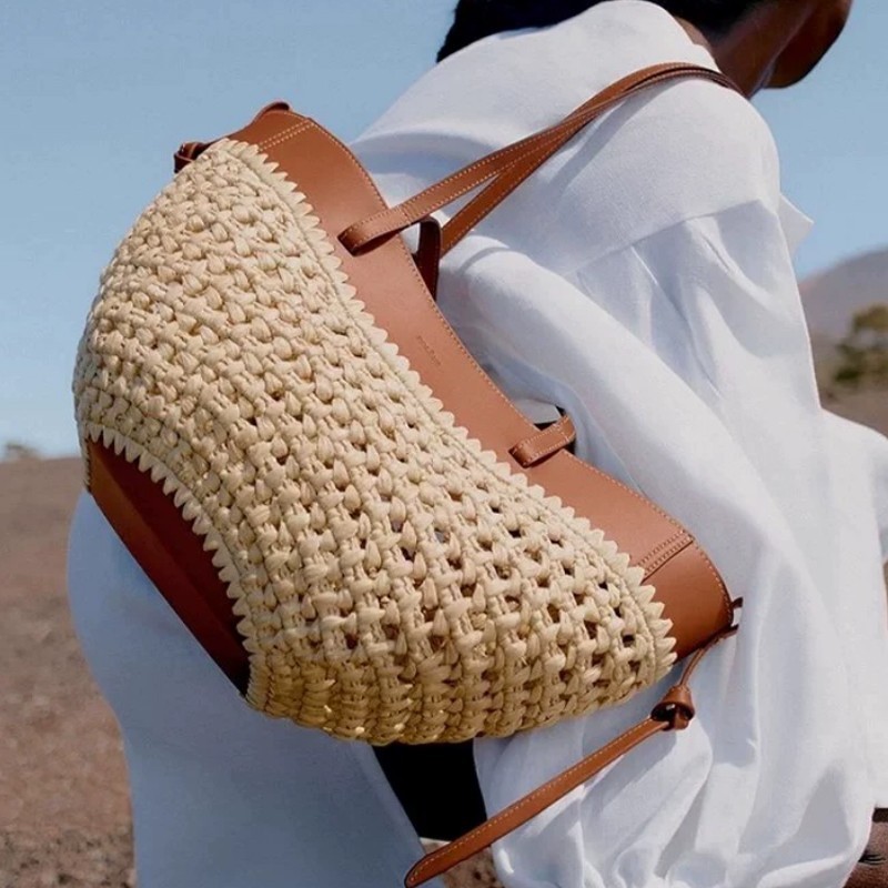 Women’s Straw Woven Tote Bag Large Beach Shoulder Handbag Summer Casual Shopper