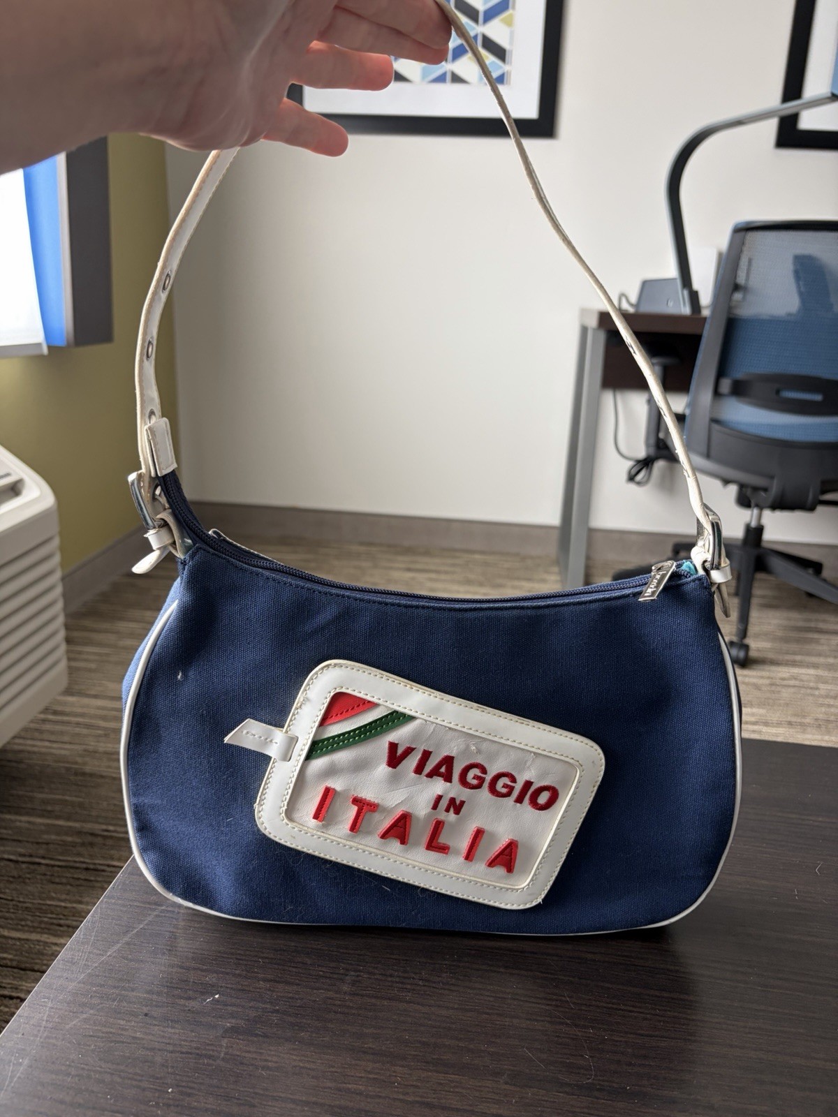 Braccialini Cartoline Venezia italian hobo handbag