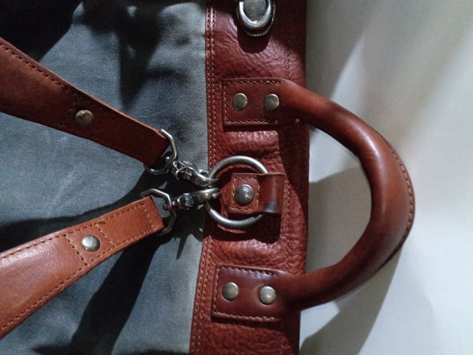 Mission Mercantile Heritage Waxed Canvas and Leather STEAMER BACK PACK