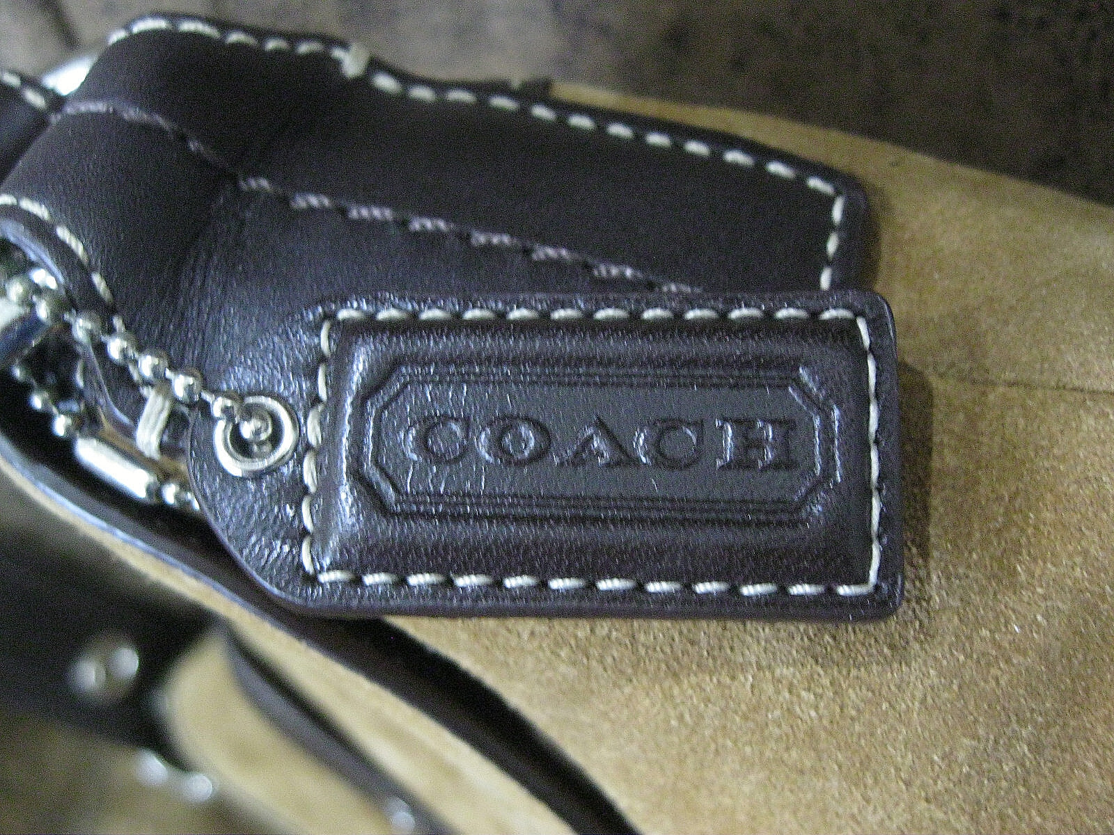 COACH Soho Suede Flap Belt Buckle Shoulder Bag, Honey Color – “AUTHENTIC”