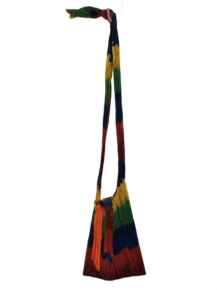 PLEATS PLEASE ISSEY MIYAKE Bag Used Polyester Multicolor 31.5cm x 21cm