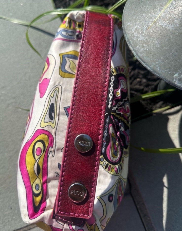Y2K Women’s Emilio Pucci Mini Vanity Handbag Brilliant Abstract Color