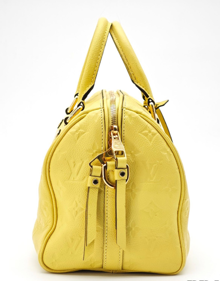 LOUIS VUITTON Speedy 25 Bandoulière M41192 2-Way Handbag Yellow Women’s