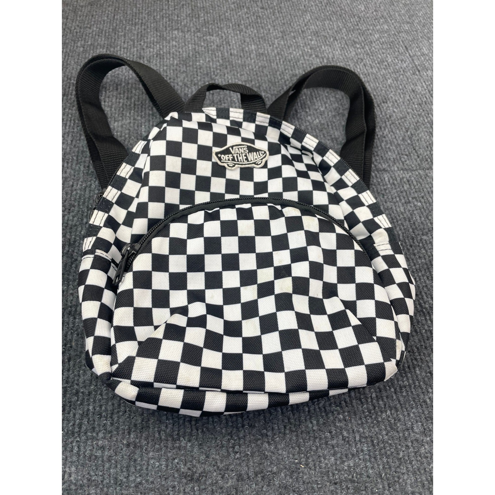 Vans Got This Mini Backpack Black White Checkerboard Skater Streetwear Bag
