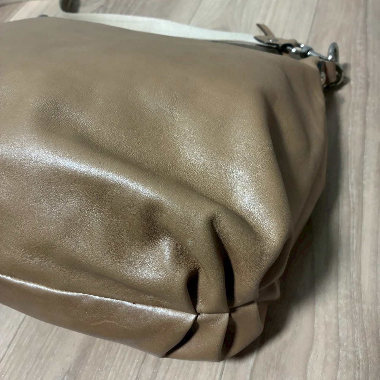 COACH Poppy Double Pocket 2Way Shoulder Bag w/ Horse Charm Y2K Archive