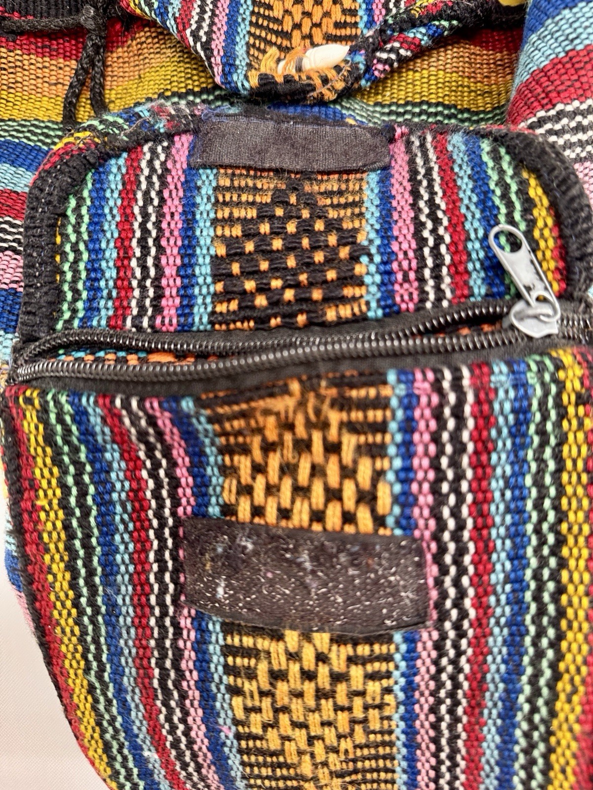 Pinzon Backpack Bag Mexican Artesanias Conde Deadhead Boho Hippie Woven