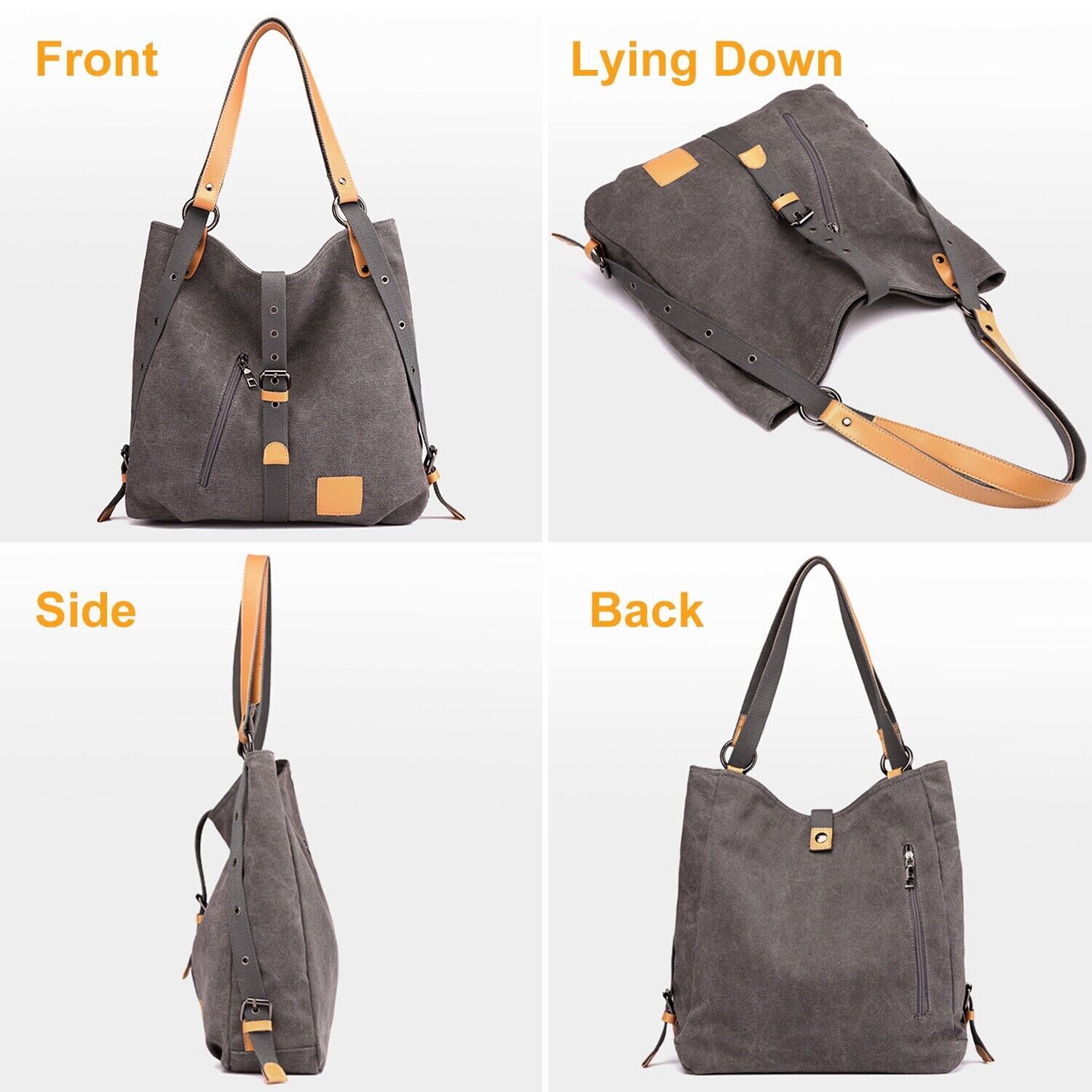 Women Shoulder Bag Lady Tote Purse Handbag Canvas Backpack Girl Fashion Bag New