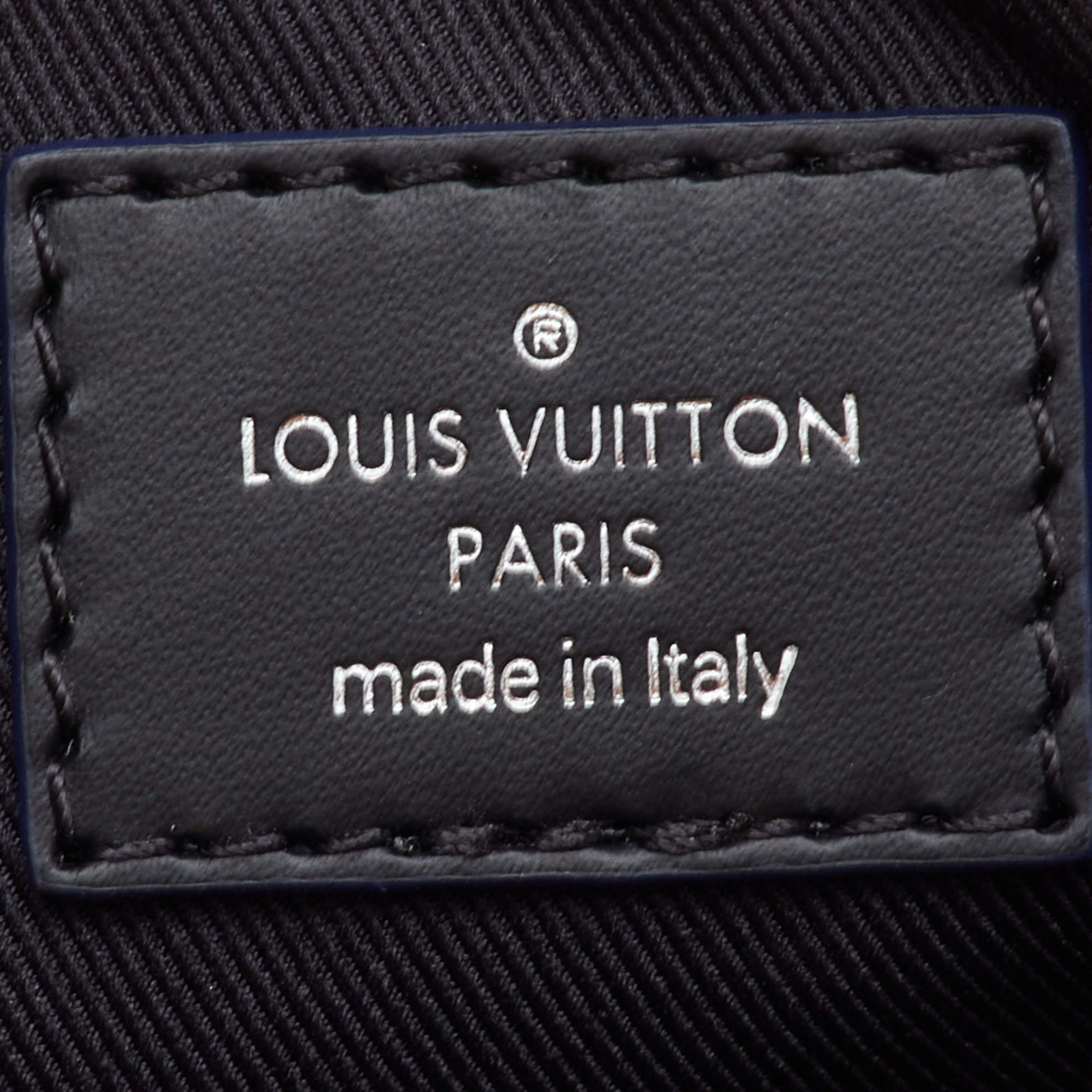 Louis Vuitton Renaissance Map Danube Slim Damier Graphite Canvas Bag