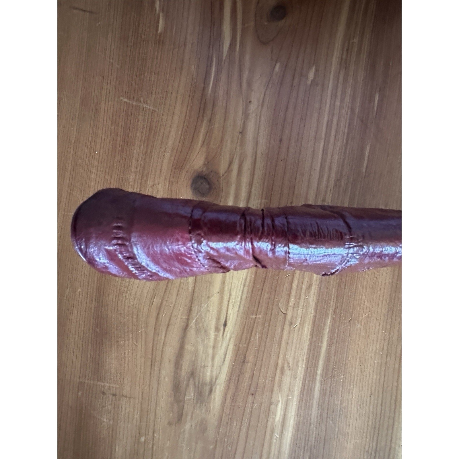 Vintage MiKwang Eel Skin Convertible Clutch, South Korea, Red, Chain Handle
