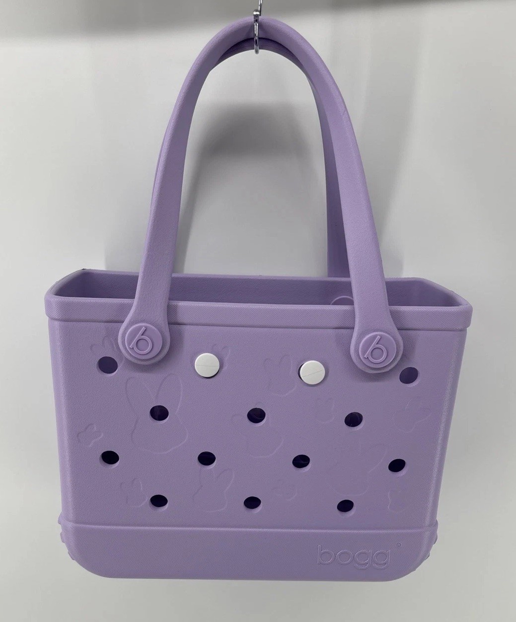 Bogg Bag Bitty “Peep You” Lilac Bunny Easter Handbag 8.5x11x4.5in NWT