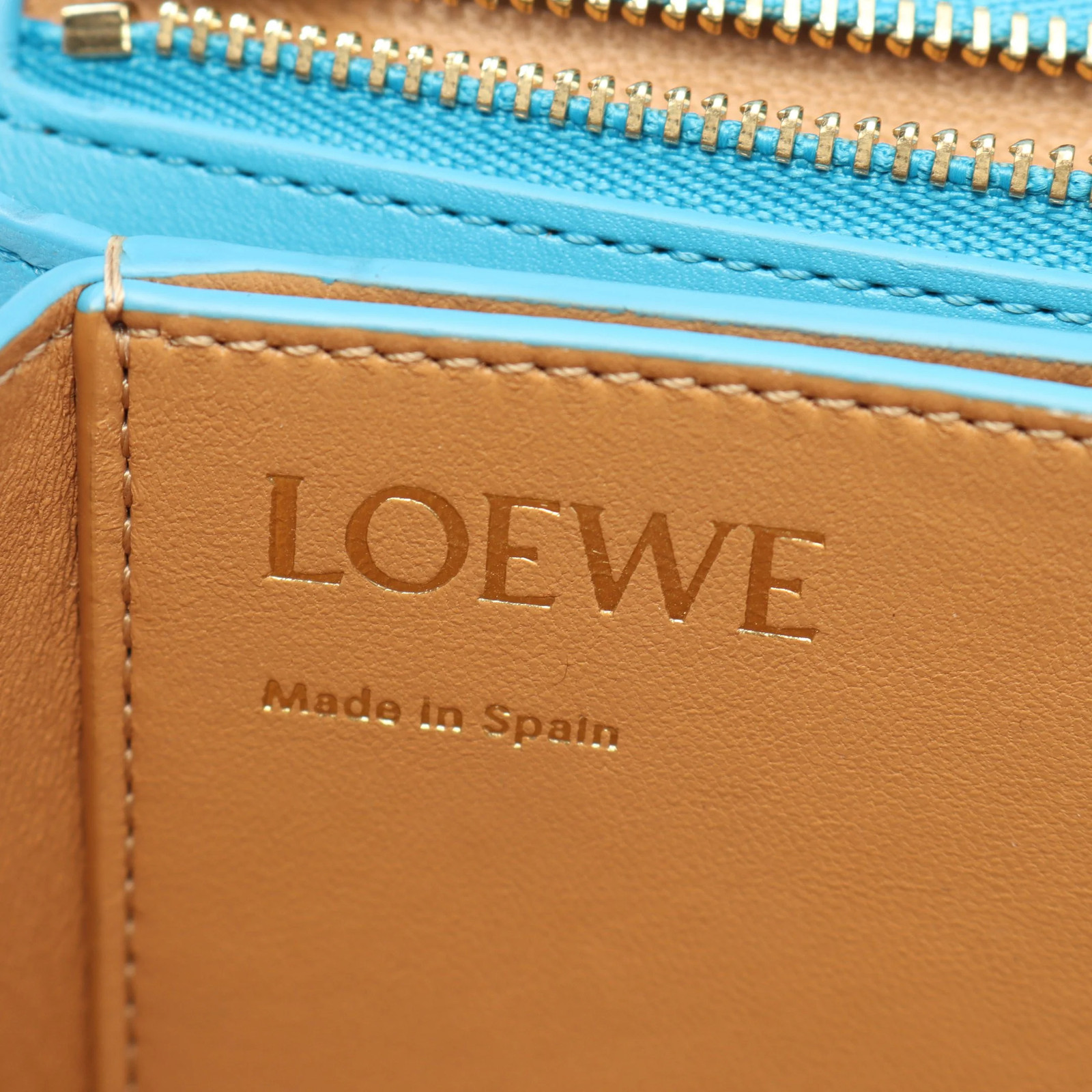 Loewe Shoulder Bag Blue Leather #RCB6223