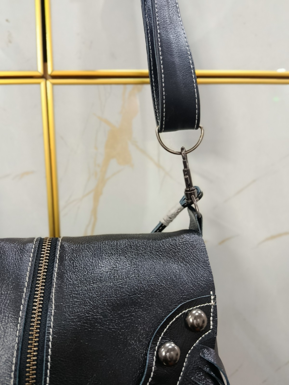 Hobo Fringe bag Womens Black Real Cowhide Leather Fringe Tassel Handbag Boho Bag