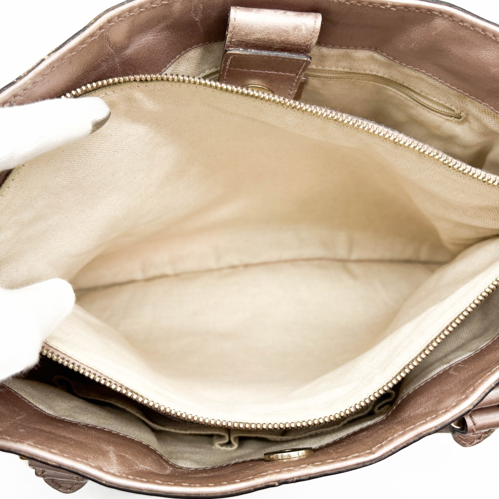 GUCCI guccissima Shoulder Bag Handbag Purse Leather Pink 296835 Auth