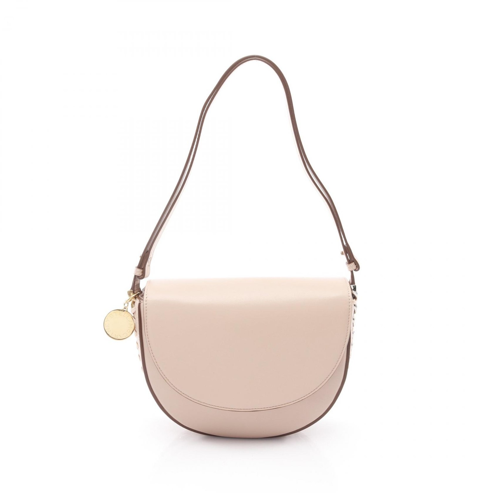 Stella McCartney FRAYME Shoulder Bag 7B0006 Synthetic leather Pink Used Women