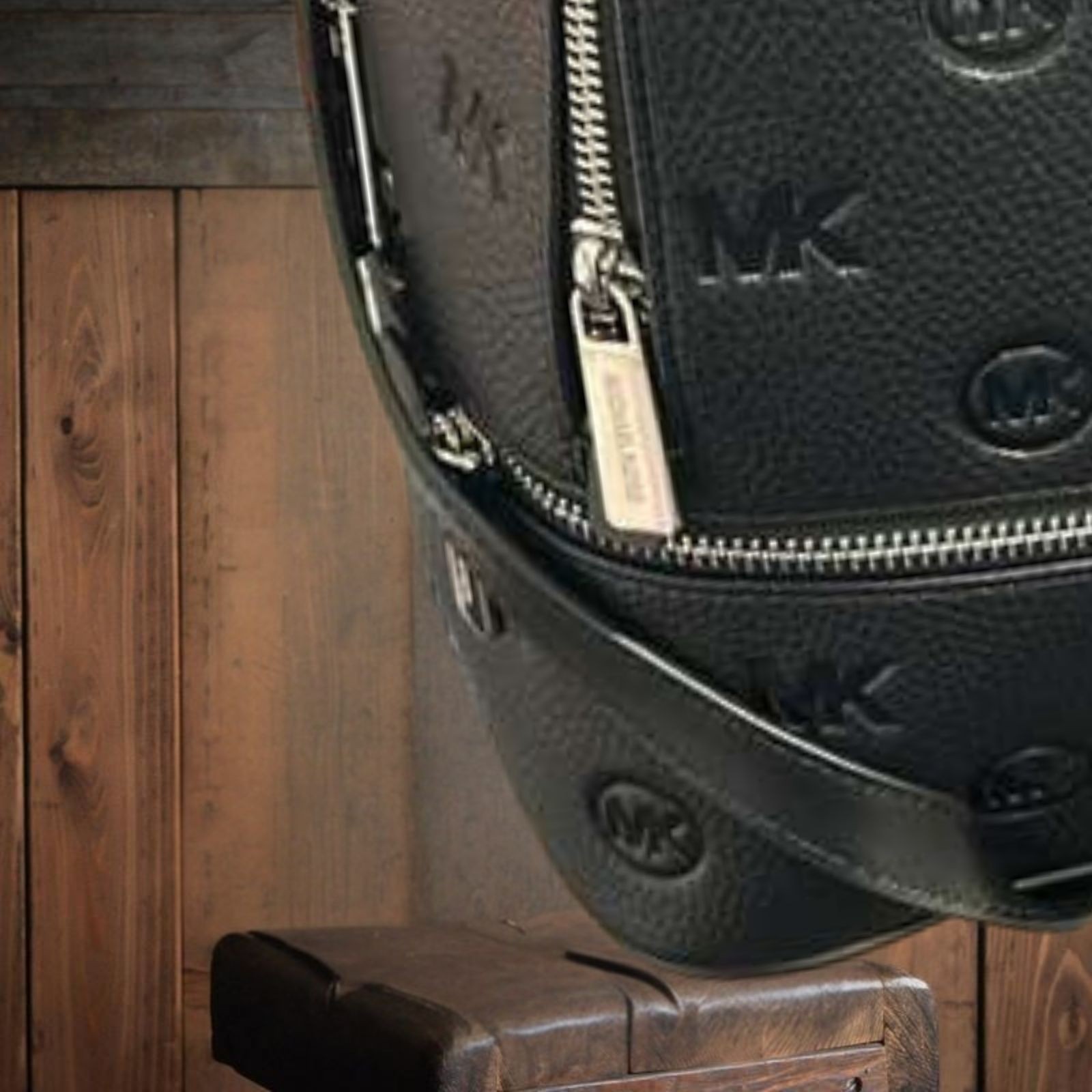Michael Kors Rhea Lady Medium School Fashion Shoulder Satchel Backpack Bag Black