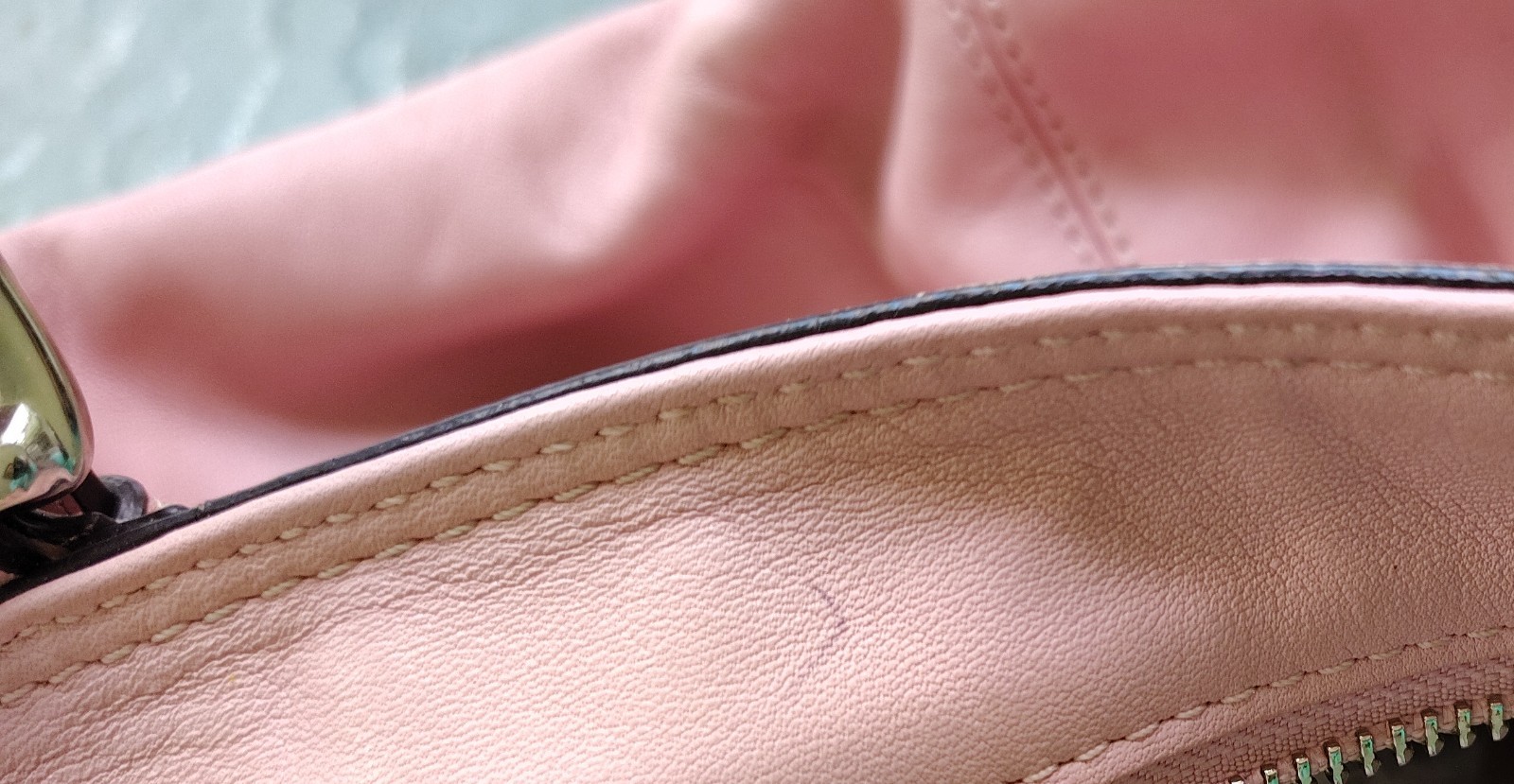Coach LARGE F13732 Vintage Pink Soho Y2K Pleated Leather Shoulder Bag & Wallet