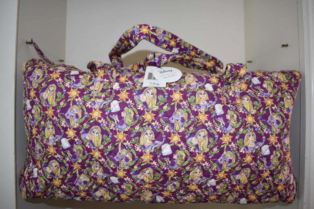 Vera Bradley Disney Rapunzel Climbing Ivy Large Travel Duffel 51609-23032 NWT