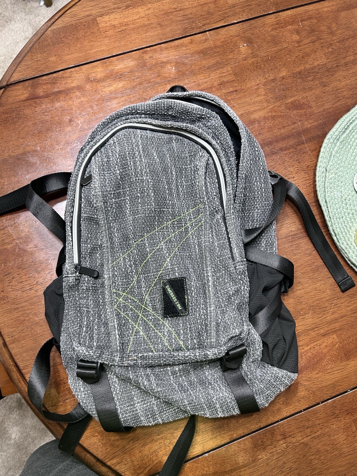 Dime Bags Hemp Fiber Smell Proof Unisex Backpack With Hidden Smellproof Pocket