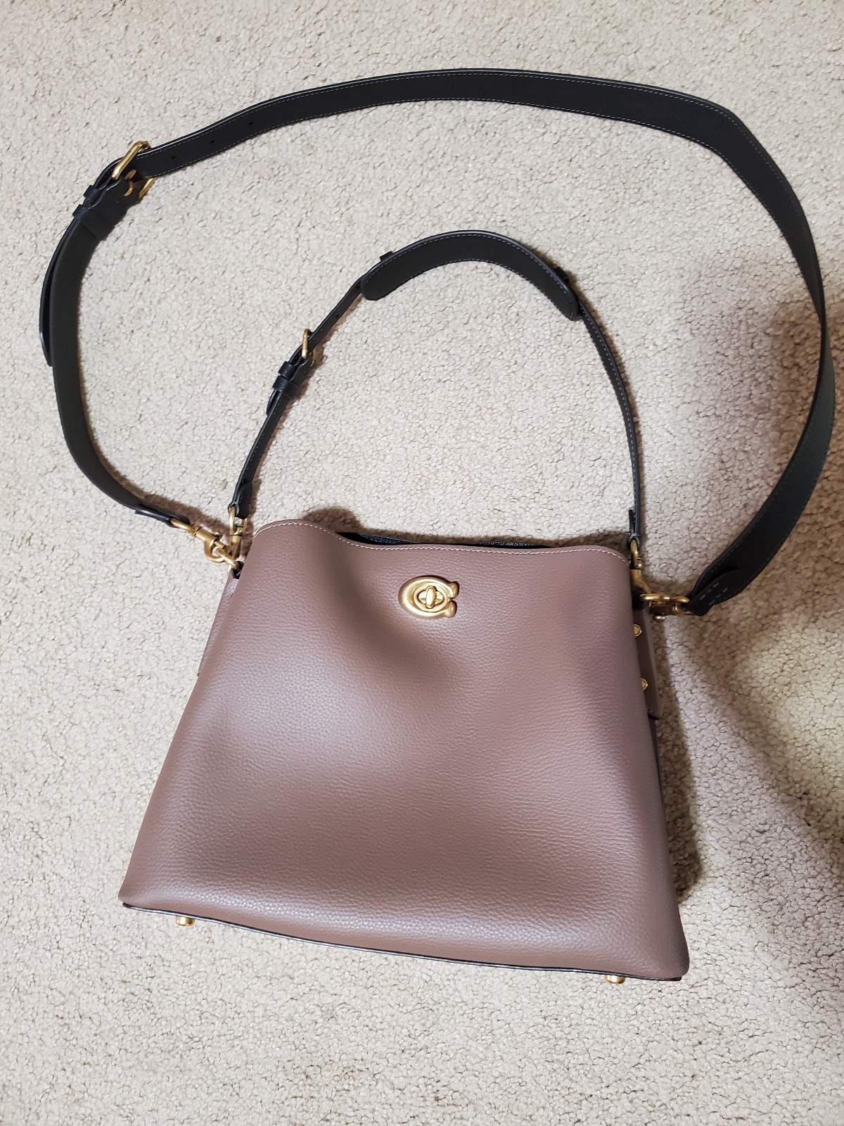 Coach Handbag New Never Used Dark Stone Color Great Condition