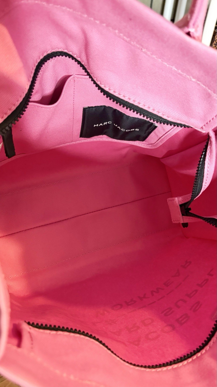 Marc Jacobs Standard Supply Canvas Tote LARGE HUGE CANDY PINK
