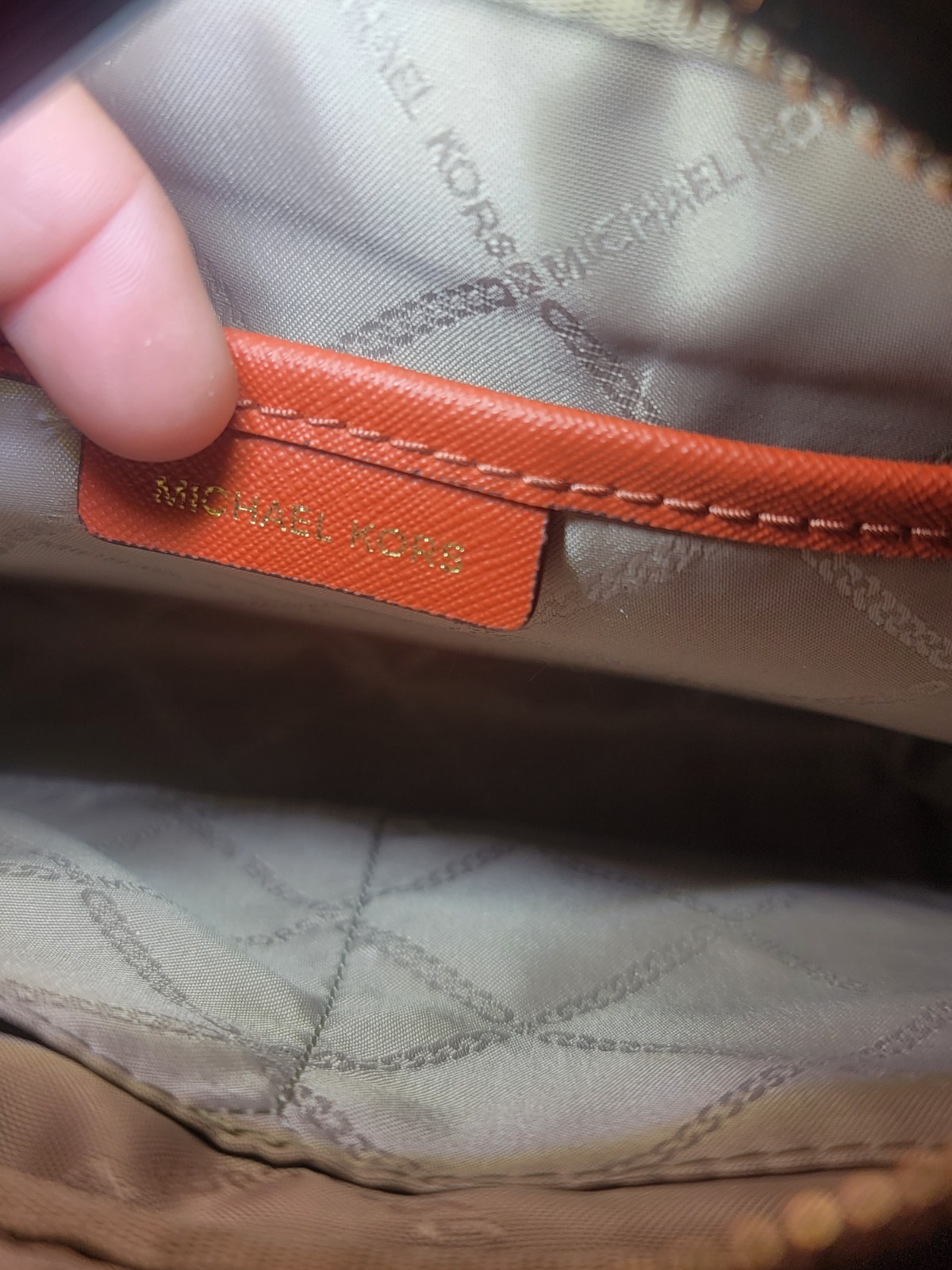 Michael Kors Sofia Crossbody Tangerine Medium