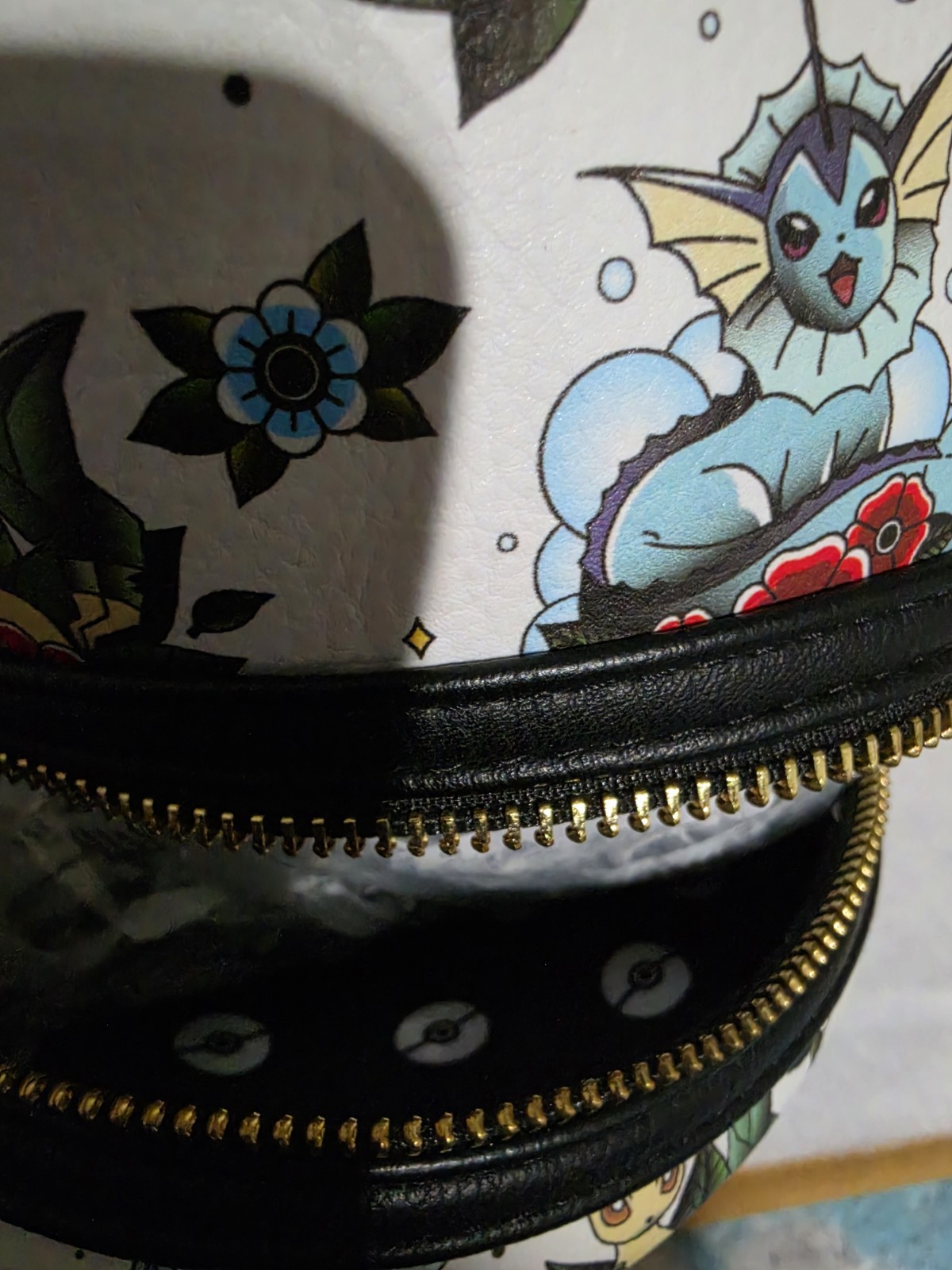 Loungefly Pokemon Eeveelutions Tattoos Print Mini Backpack And Wallet Set ☆NWT