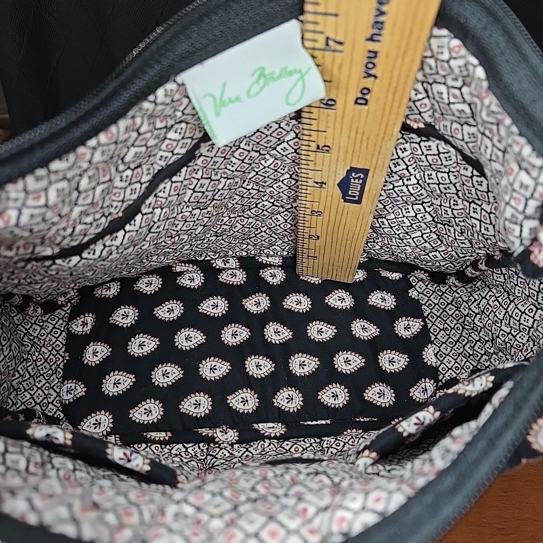 Vera Bradley Handbag, Vera Bradley Classic Black (Fall 2006), Gently Used