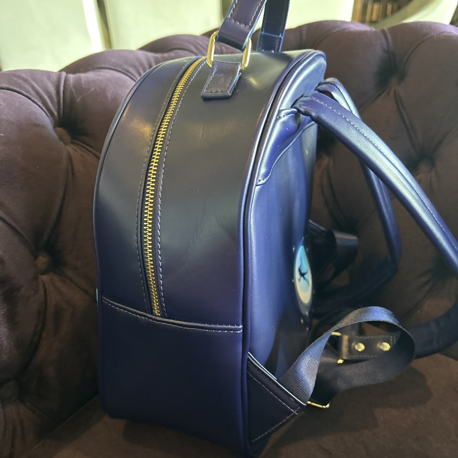 Used once at Disney. Peter Pan Disney Loungefly Backpack larger then normal size