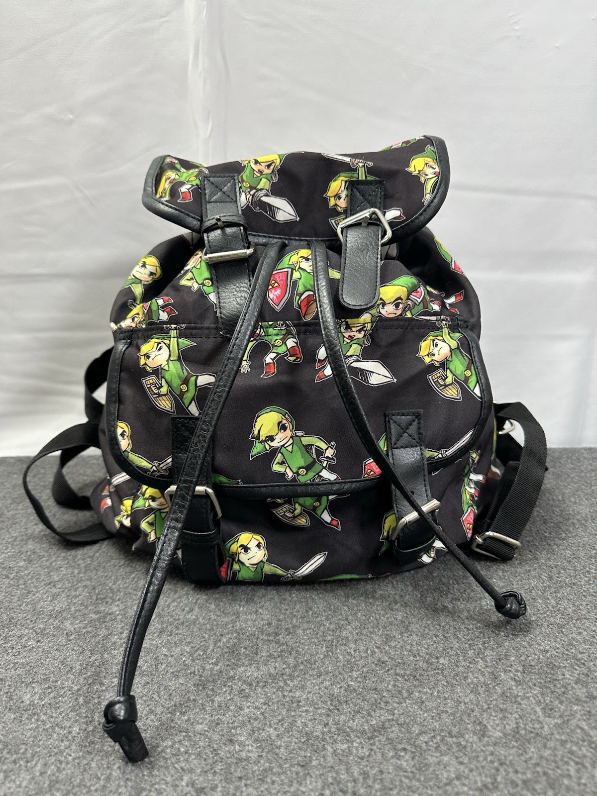 Zelda Wind Waker HD Loungefly Drawstring Backpack Tote Nintendo 2015