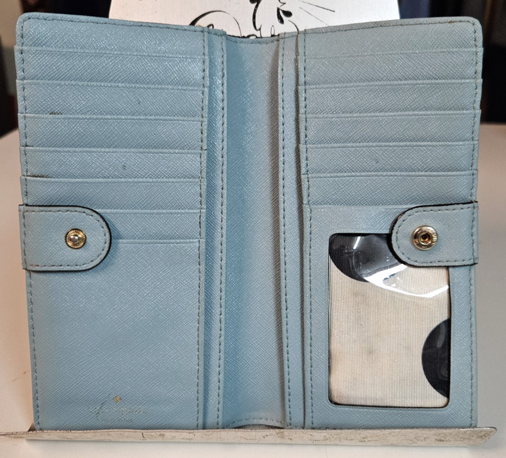 KATE SPADE Woman’s Large Aqua Hand Bag. Excellent Condition! From Estate Sale!