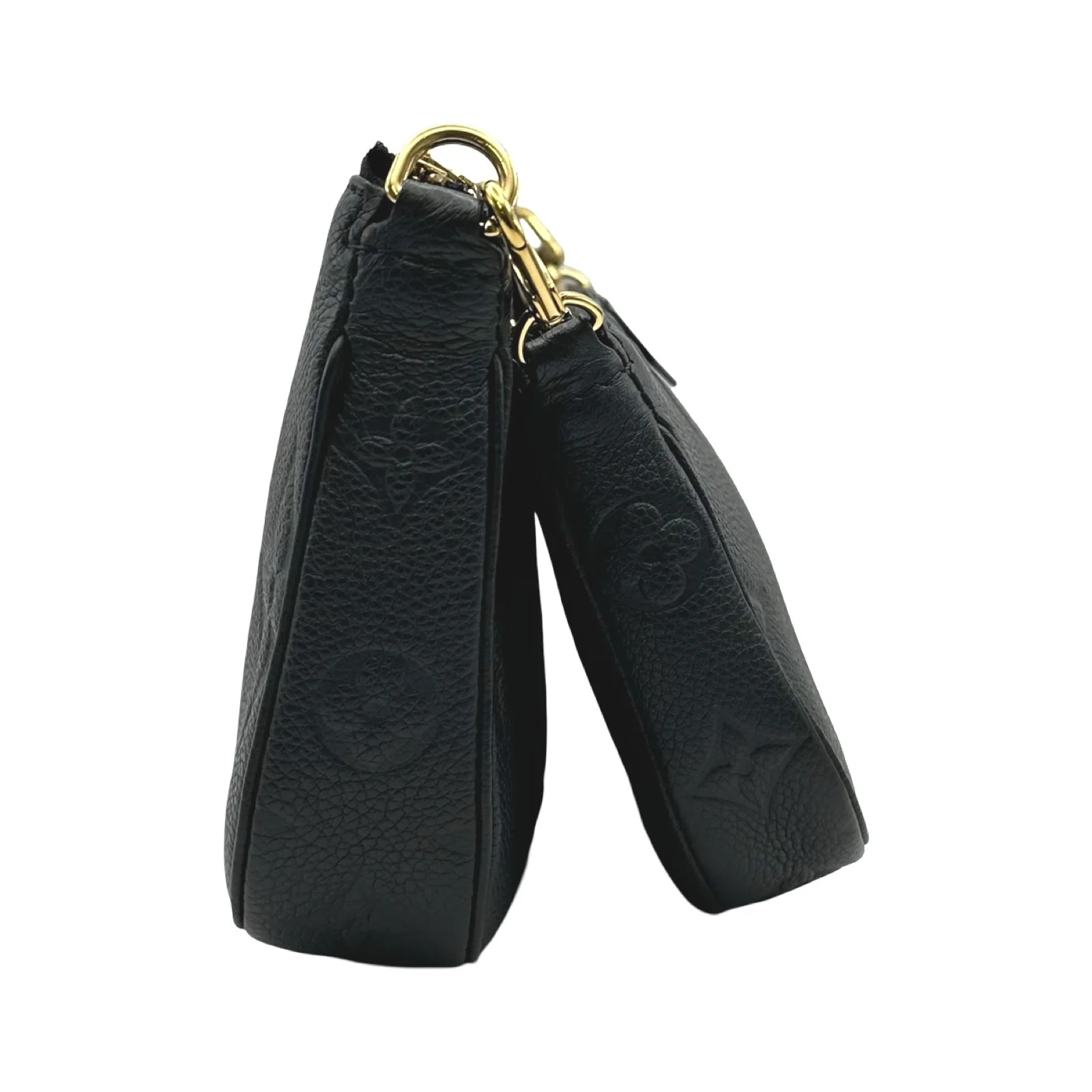 LOUIS VUITTON Multi Pochette Accessoires Black Monogram Shoulder Bag #OKB5101