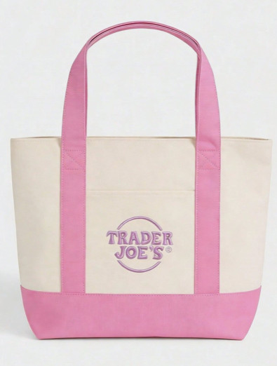 Trader Joes Mini Tote Bags Pastel All Colors In Hand, 100% Authentic!!!