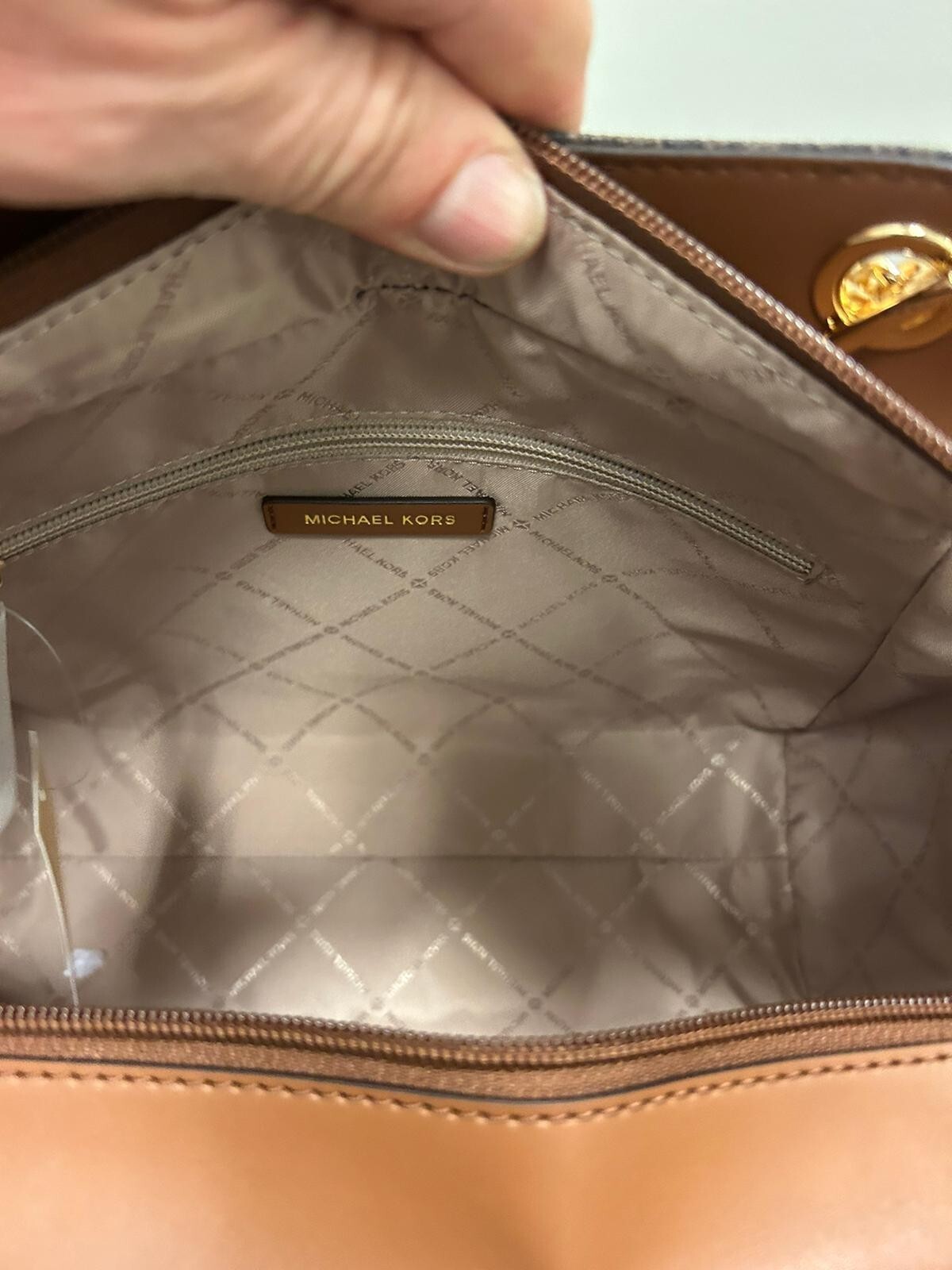 Michael Kors Women Lady Chain Mk Signature Logo Tote Handbag Purse Bag Shoulder
