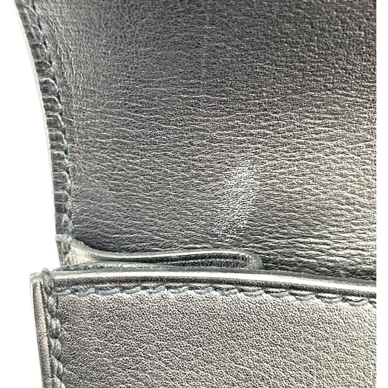 HERMES Sack Adpepesh29 Black Evercolor Leather Shoulder Bag Z Stamp #OKB835