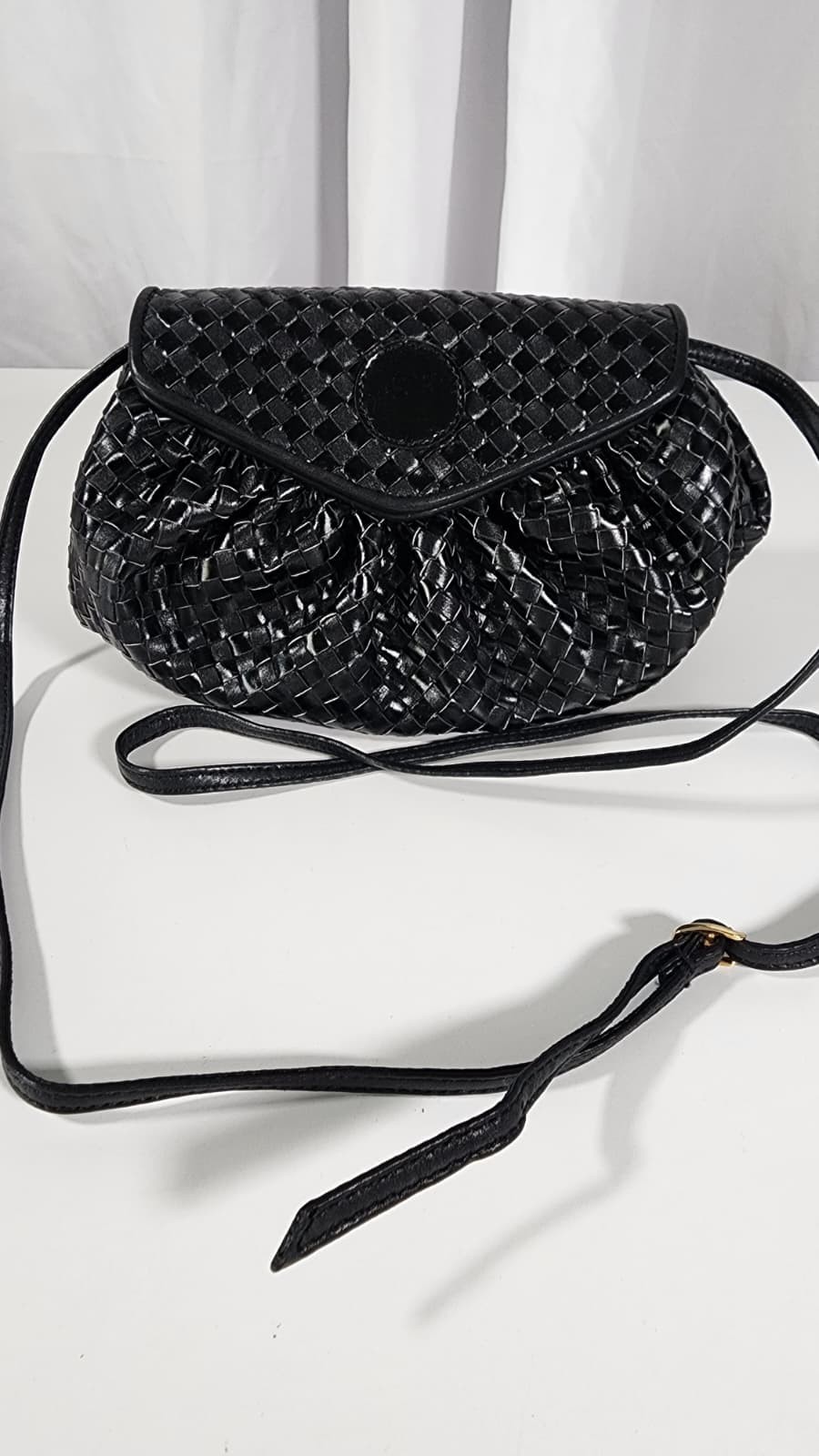 Fendi woven mini structured crossbody/clutch