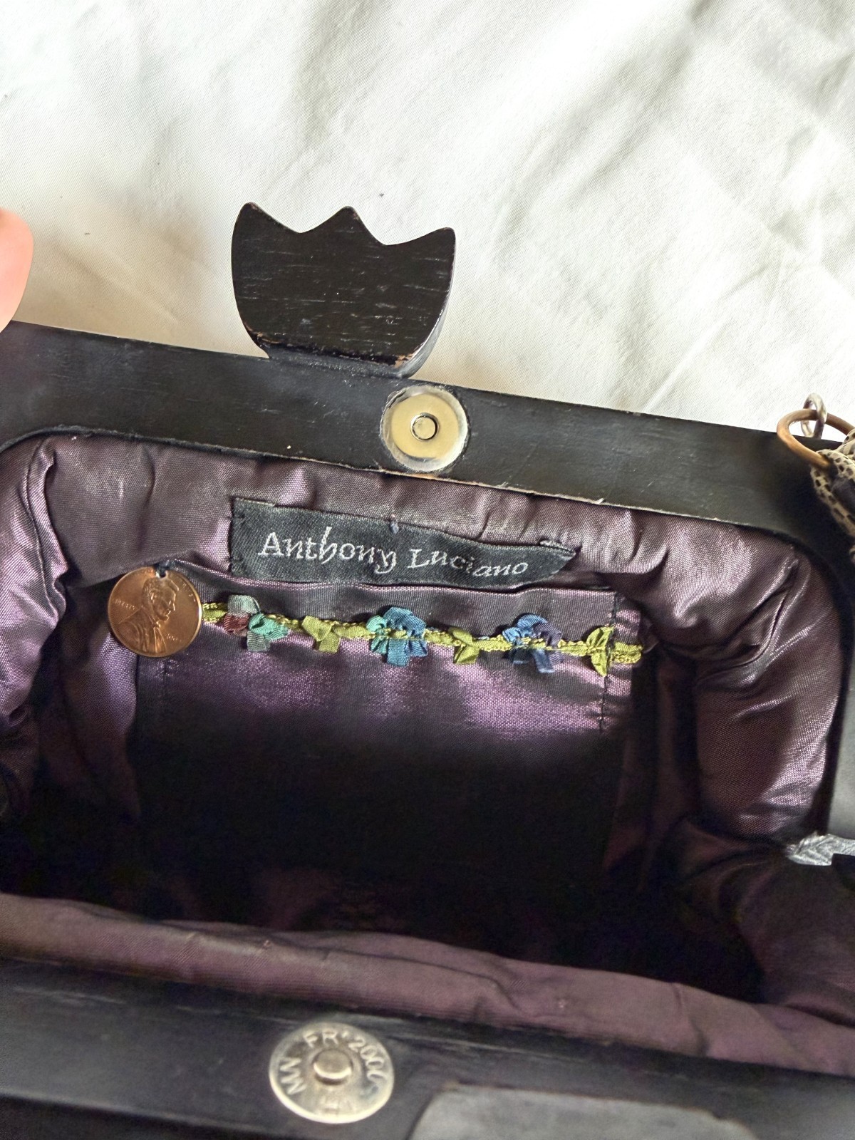 Vintage Anthony Luciano Leather Bag