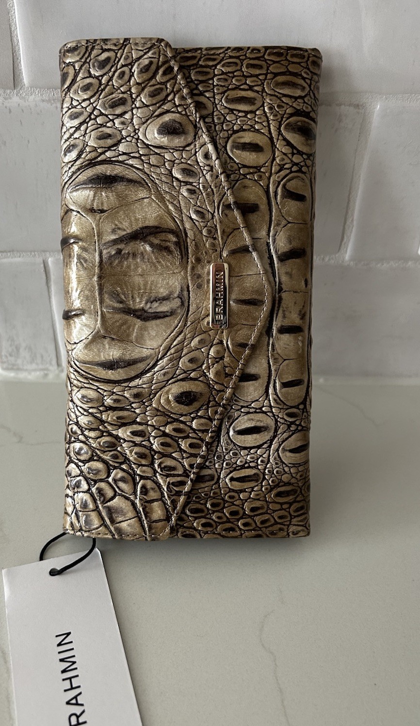 Brahmin Veronica Wallet NWT ~ Cashew ~ A Timeless Neutral Hue 🐿️