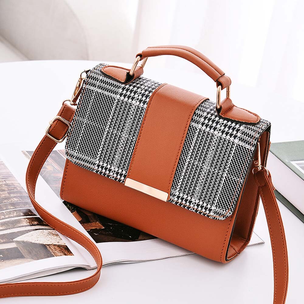 Womens Faux Leather Handbags Shoulder Purse Messenger Satchel Crossbody Tote Bag