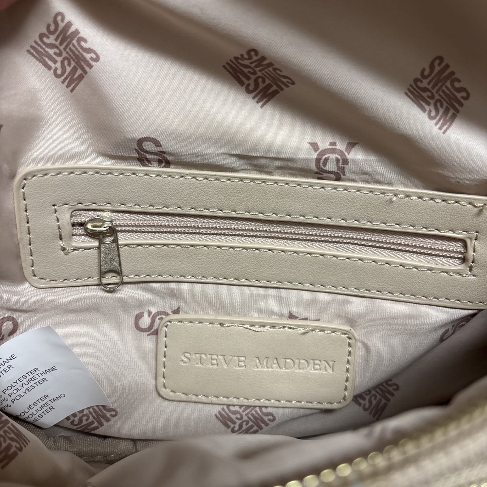 Steve Madden Maxima Rhinestone Convertible Belt Sling Crossbody Bag Blush NWOT