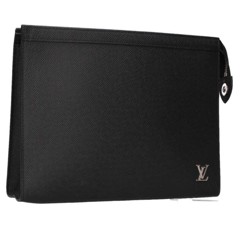 LOUIS VUITTON Bag: Pochette Voyage M30450 Black W27H20.5D5cm;