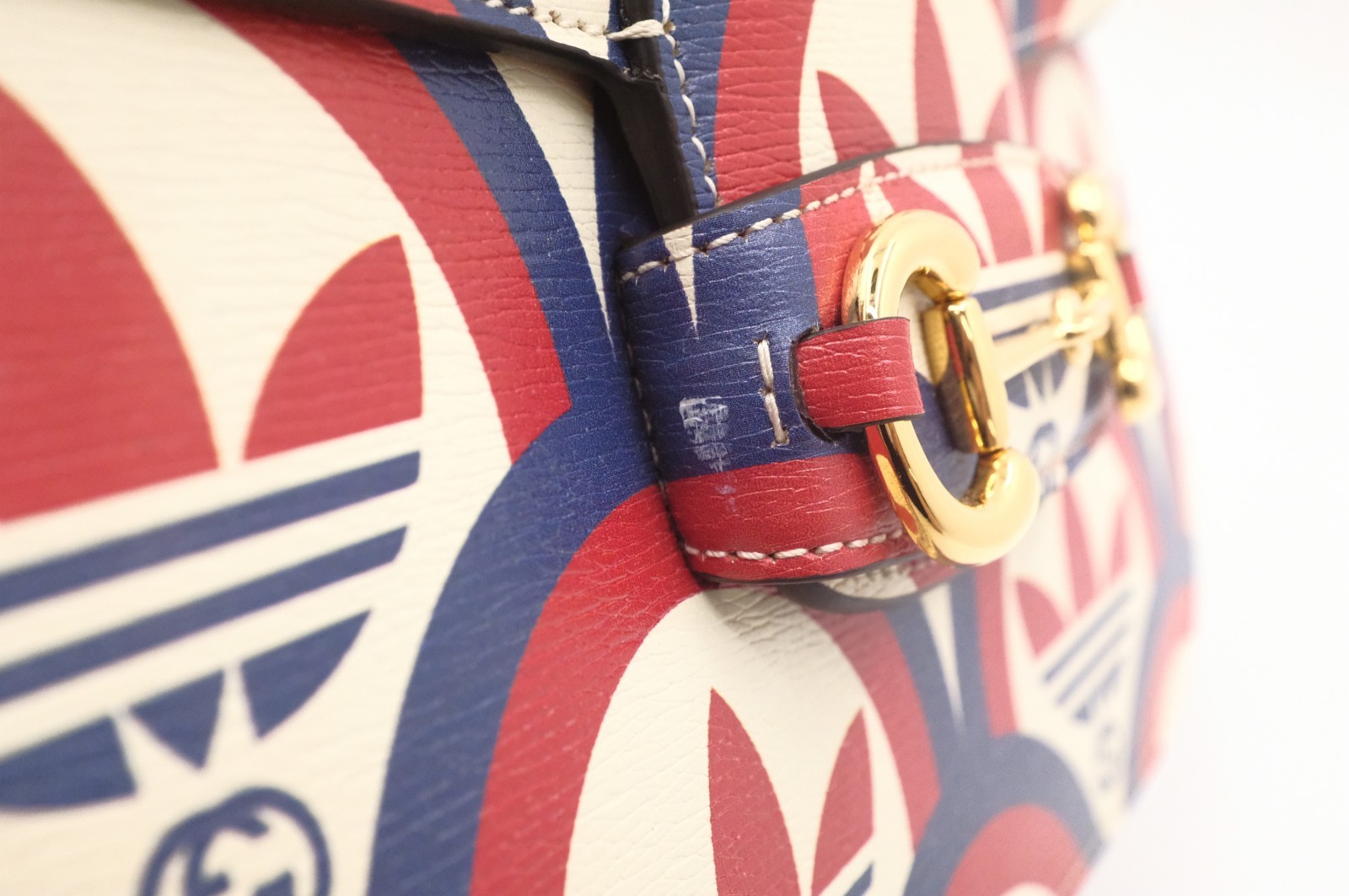 Authentic Gucci Adidas Horsebit 1955 Shoulder Bag 602204