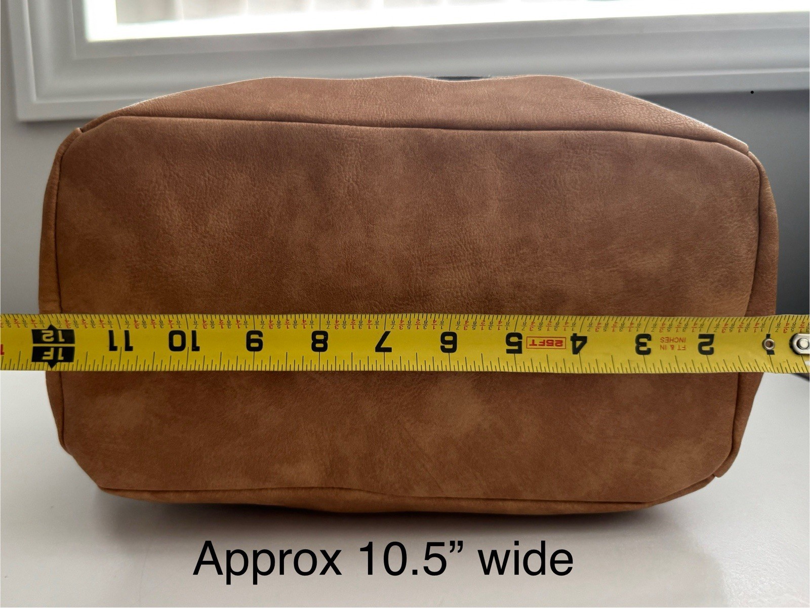 NEW DSW CANVAS DRAWSTRING BACKPACK BLACK WITH BROWN TRIM WITH MAGNETIC SNAPS