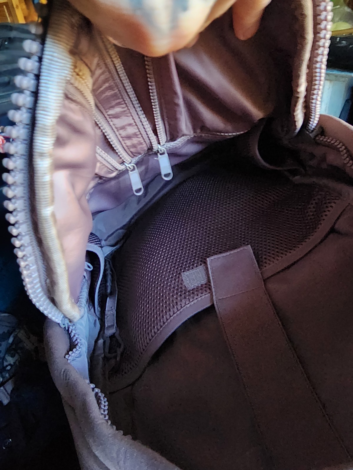 Dagne Dover Dakota Neoprene Backpack – Medium – Dune Taupe Pink – 13 Laptop Bag