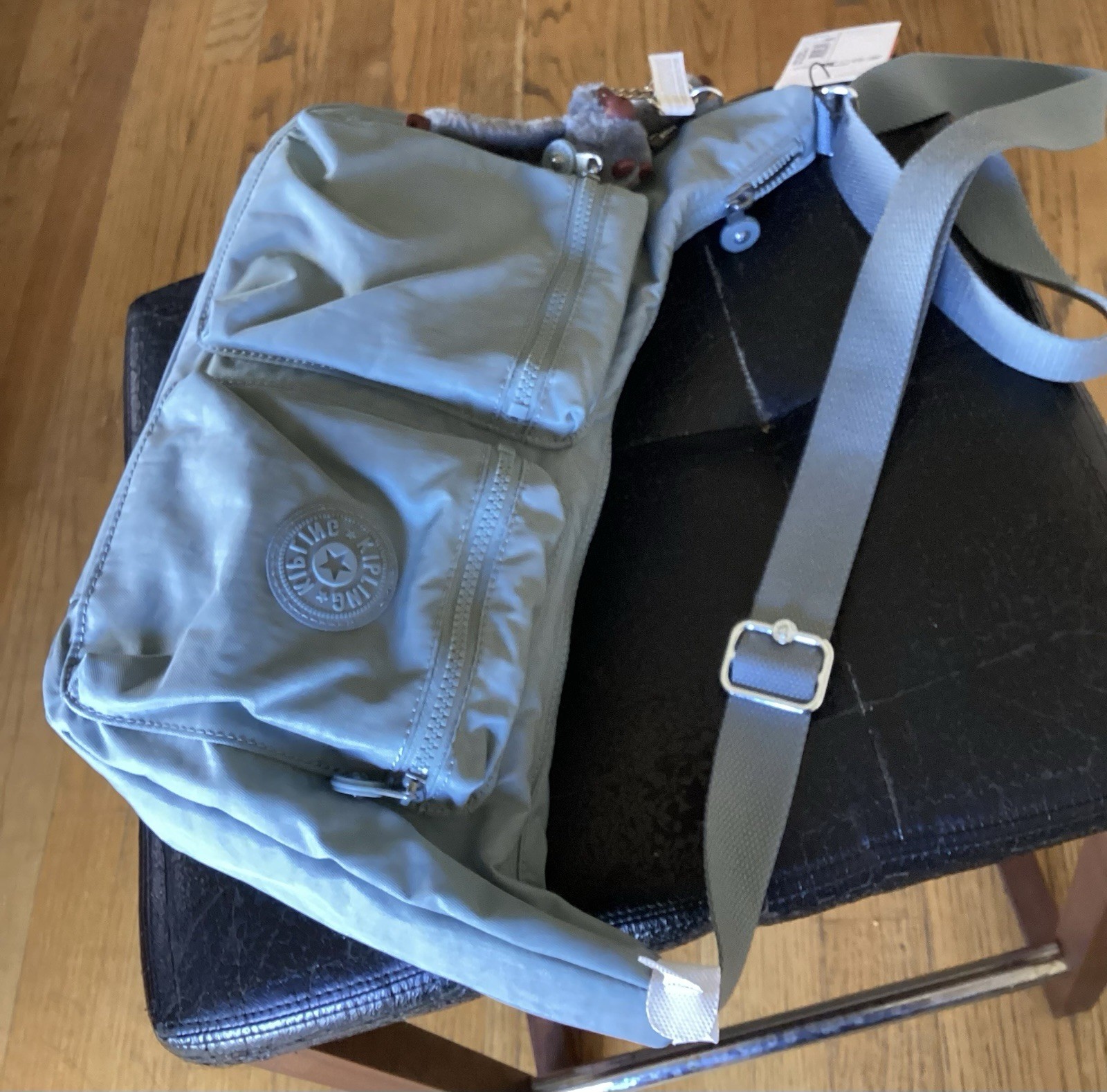 Kipling Jericho Crossbody Bag in Relaxed Grey