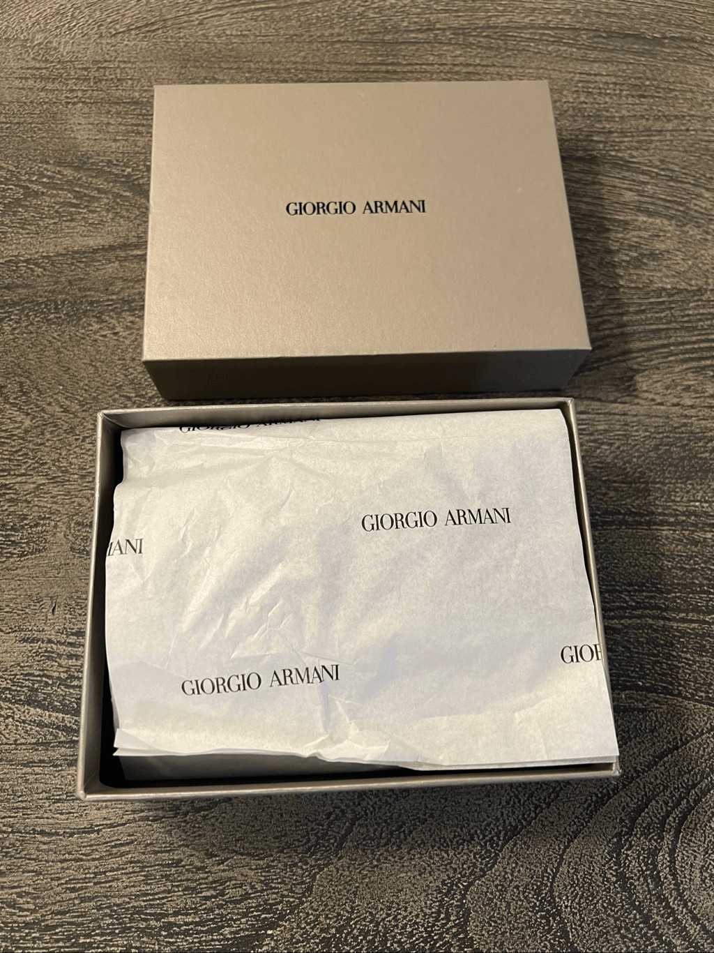 Giorgio Armani La Prima Palmellato Leather Mini Charm Bag