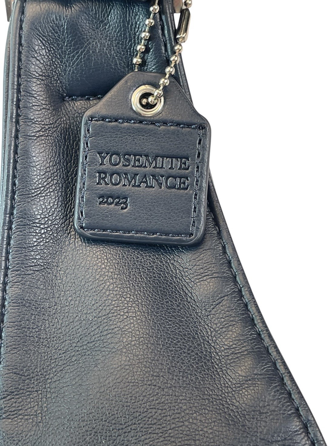 Sash Yosemite Romance 2023 Blue Crescent Shoulder Bag Zip Pockets Silver