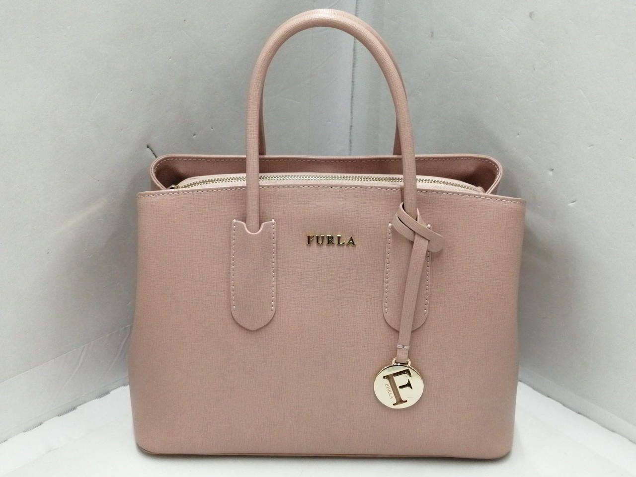 FURLA Handbag Pink Used